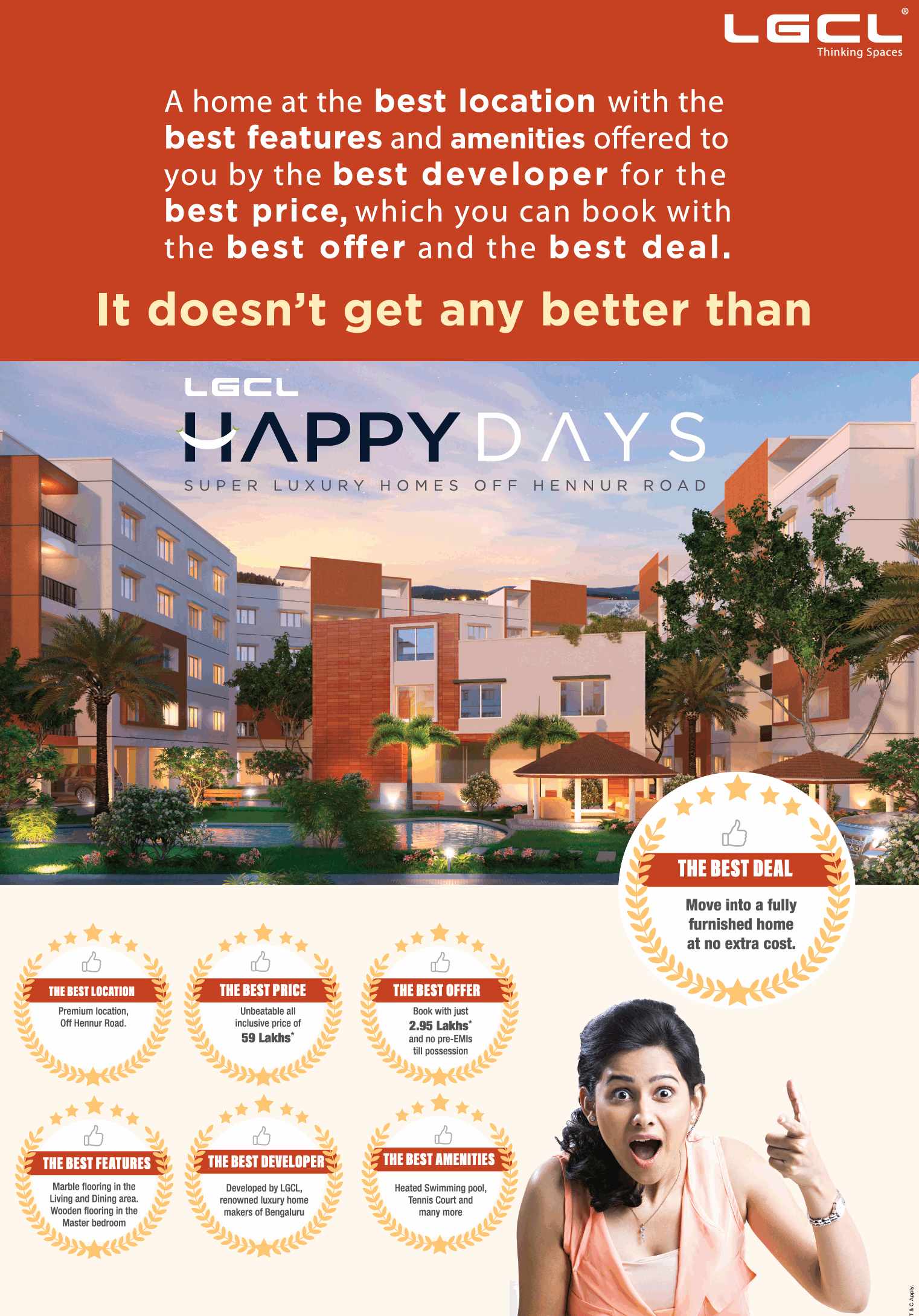 LGCL Happy Days is a home with the best features & amenities in Visthar, Bangalore Update